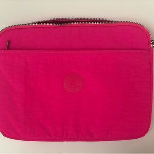 Kipling Neon Pink Laptop Sleeve